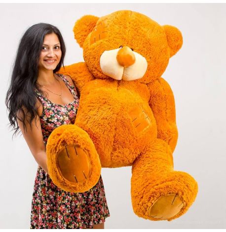 Плюшевий ведмедик «Гриша» 150 см (рудий)