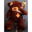 Плюшевий ведмедик «Гриша» 150 см (шоколадний)
