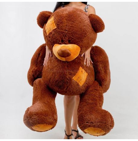 Плюшевий ведмедик «Гриша» 150 см (шоколадний)
