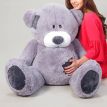 Плюшевий ведмедик «Гриша» 150 см (сірий)