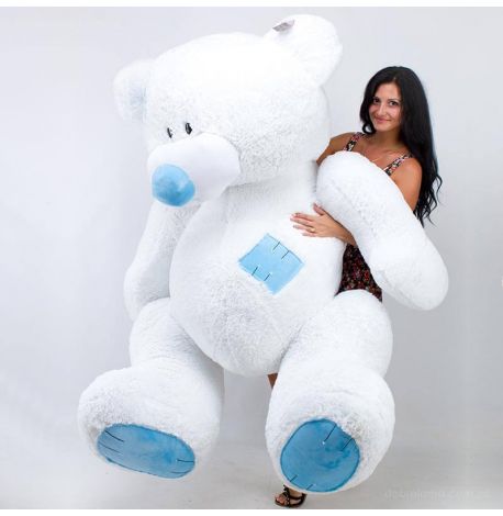 Плюшевый мишка «Гриша» 250 см (белый)