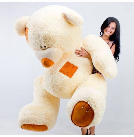 Плюшевий ведмедик «Гриша» 250 см (кремовий)