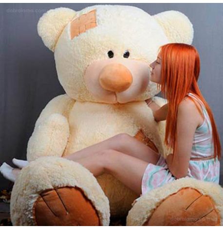 Плюшевий ведмедик «Гриша» 250 см (кремовий)