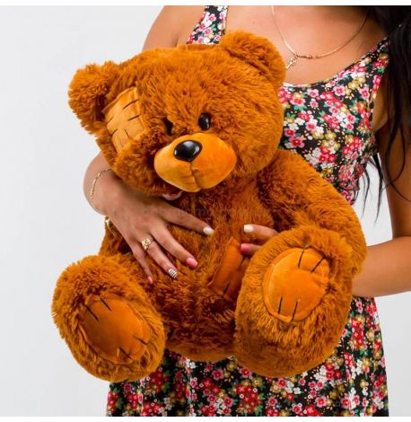 Плюшевий ведмедик «Гриша» 50 см (коричневий)