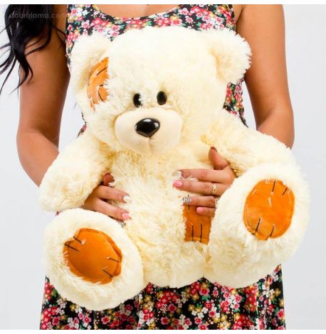 Плюшевий ведмедик «Гриша» 50 см (кремовый)