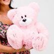 Плюшевий ведмедик «Гриша» 50 см (рожевий)