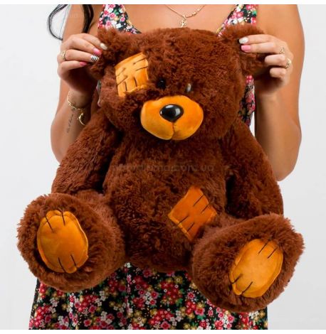 Плюшевый мишка «Гриша» 50 см (шоколадный)