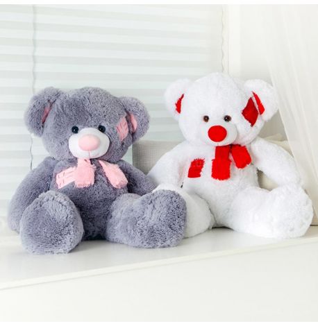 Плюшевий ведмедик «Хохотун сірий» (100 см)