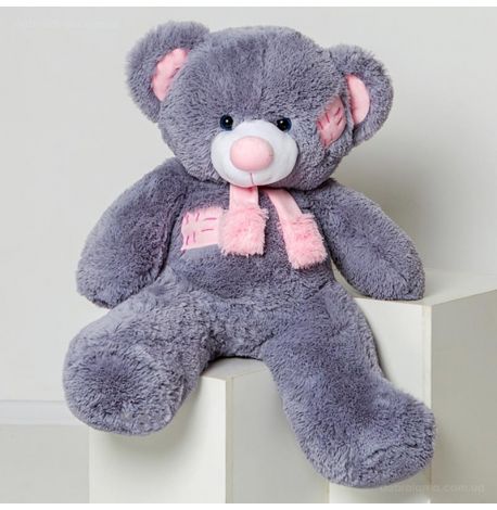 Плюшевий ведмедик «Хохотун сірий» (100 см)