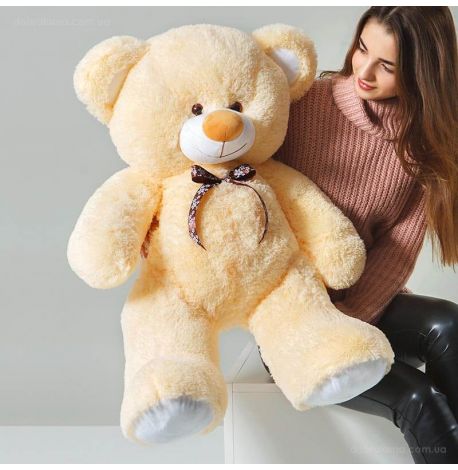 Плюшевий ведмедик «Томмі» 100 см (кремовий)
