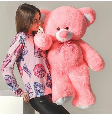 Плюшевий ведмедик «Томмі» 100 см (рожевий)