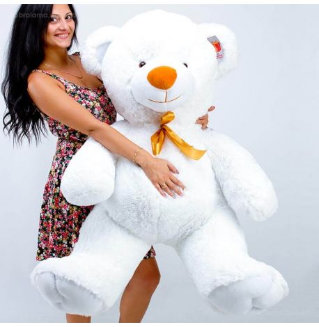 Плюшевий ведмедик «Томмі» 150 см (білий)