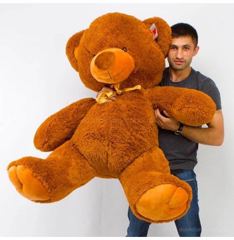 Плюшевий ведмедик «Томмі» 150 см (коричневий)