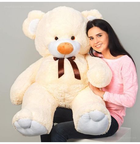 Плюшевий ведмедик «Томмі» 150 см (кремовий)