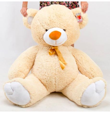 Плюшевий ведмедик «Томмі» 150 см (кремовий)
