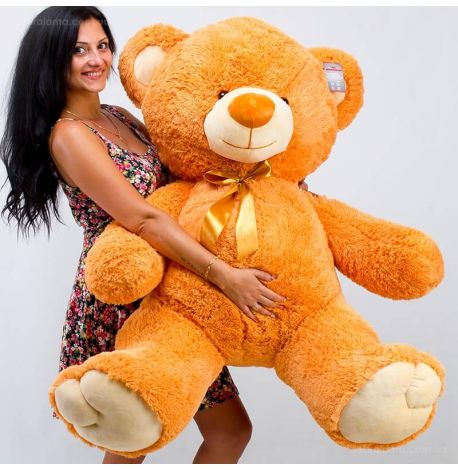Плюшевий ведмедик «Томмі» 150  см (рудий)