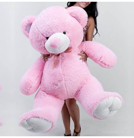 Плюшевий ведмедик «Томмі» 150 см (рожевий)