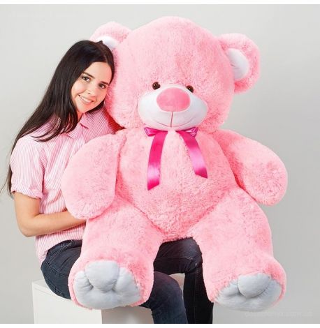 Плюшевий ведмедик «Томмі» 150 см (рожевий)