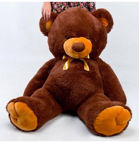 Плюшевий ведмедик «Томмі» 150 см (шоколадний)