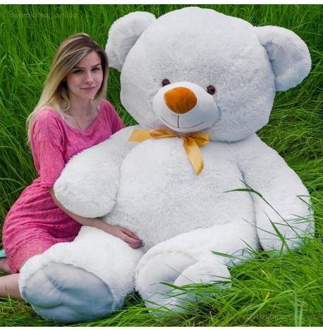Плюшевий ведмедик «Томмі» 190 см (білий)