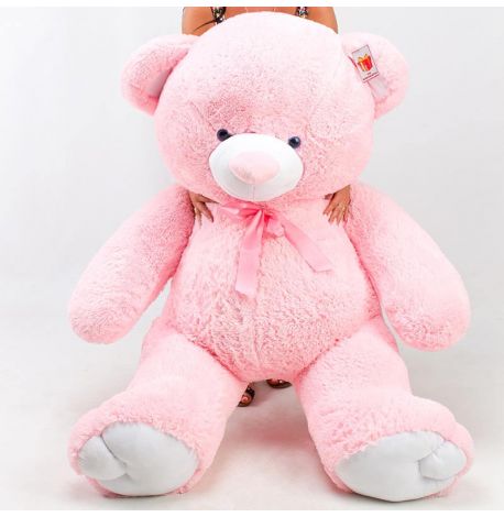 Плюшевий ведмедик «Томмі» 190 см (рожевий)