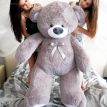 Плюшевий ведмедик «Томмі» 190 см (сірий)