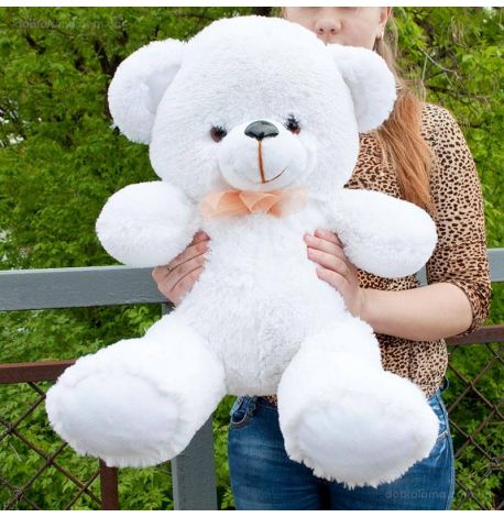 Плюшевий ведмедик «Томмі» 50 см (білий)