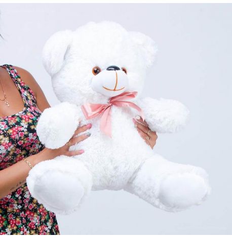 Плюшевий ведмедик «Томмі» 50 см (білий)