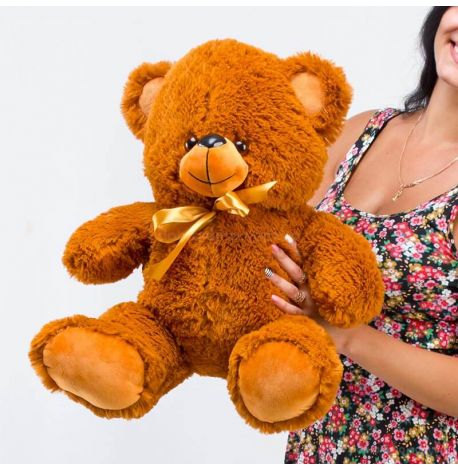 Плюшевий ведмедик «Томмі» 50 см (коричневий)