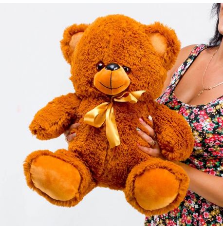 Плюшевий ведмедик «Томмі» 50 см (коричневий)