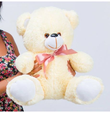 Плюшевий ведмедик «Томмі» 50 см (кремовий)