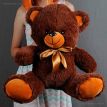 Плюшевий ведмедик «Томмі» 50 см (шоколадний)