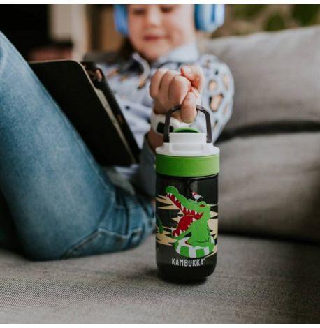 Дитяча пляшка для води Kambukka Lagoon (400 мл) сіра
