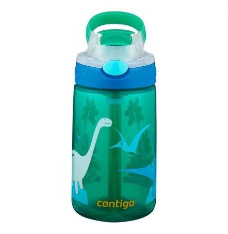 Детская бутылка для воды Contigo Gizmo Flip Jungle Green Dino (420 мл)