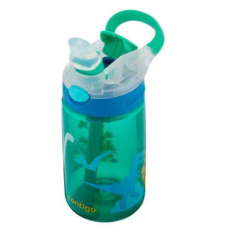 Детская бутылка для воды Contigo Gizmo Flip Jungle Green Dino (420 мл)
