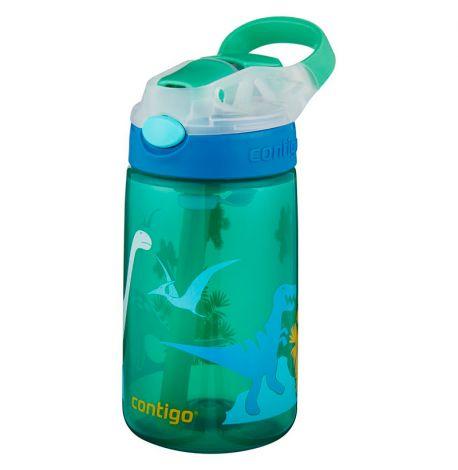 Детская бутылка для воды Contigo Gizmo Flip Jungle Green Dino (420 мл)