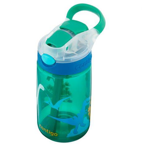 Детская бутылка для воды Contigo Gizmo Flip Jungle Green Dino (420 мл)