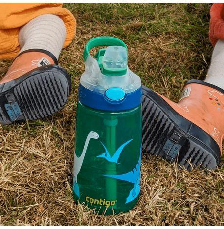 Детская бутылка для воды Contigo Gizmo Flip Jungle Green Dino (420 мл)