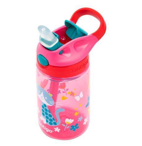 Детская бутылка для воды Contigo Gizmo Flip Cherry Cat (420 мл)