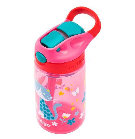 Детская бутылка для воды Contigo Gizmo Flip Cherry Cat (420 мл)