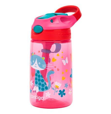 Детская бутылка для воды Contigo Gizmo Flip Cherry Cat (420 мл)
