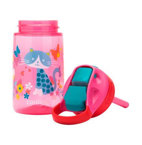Детская бутылка для воды Contigo Gizmo Flip Cherry Cat (420 мл)