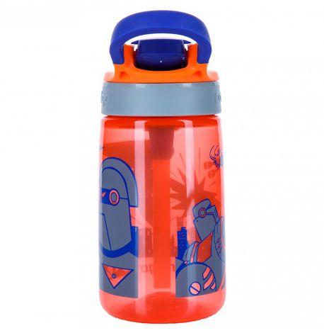 Детская бутылка для воды Contigo Gizmo Flip Nectarine Superhero (420 мл)