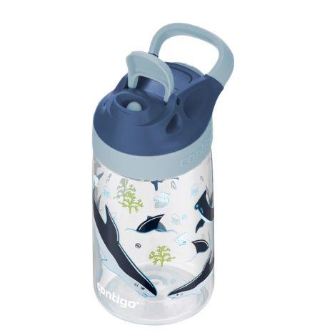 Дитяча пляшка для води Contigo Gizmo Sip Macaroon Sharks (420 мл)