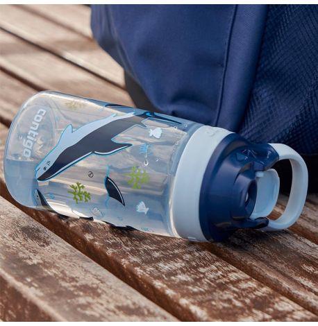 Дитяча пляшка для води Contigo Gizmo Sip Macaroon Sharks (420 мл)