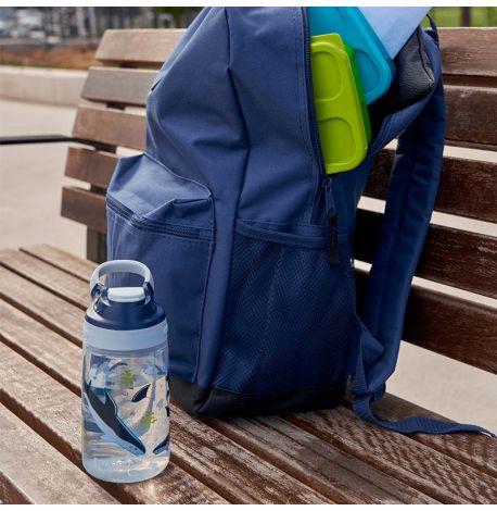 Дитяча пляшка для води Contigo Gizmo Sip Macaroon Sharks (420 мл)