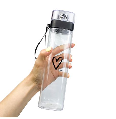 Пляшка для води ZIZ «Сердечко» (700 мл)