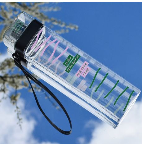 Бутылка для воды ZIZ «Пий та присідай» (700 мл)
