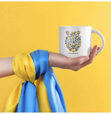 Кружка «Герб України» (350 мл) white