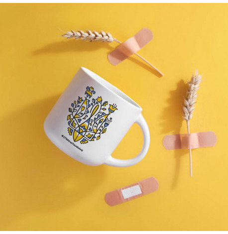 Кружка «Герб України» (350 мл) white